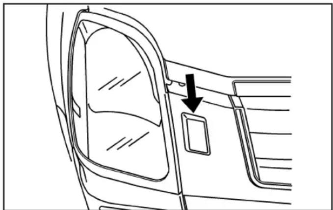 CADILLAC SRX (2009) - Lave-glace de phares - 1