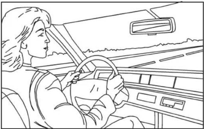 CADILLAC SRX (2009) - Manipulation du volant en situations d'urgence - 1