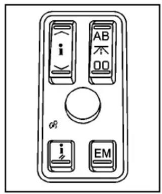 CADILLAC STS (2010) - Boutonsducentralisateurinformatiquede bord(versiondebase) - 1