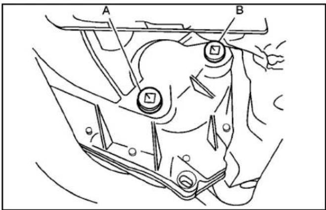 CADILLAC STS (2010) - Vérificationduniveaudelubrifiant - 1