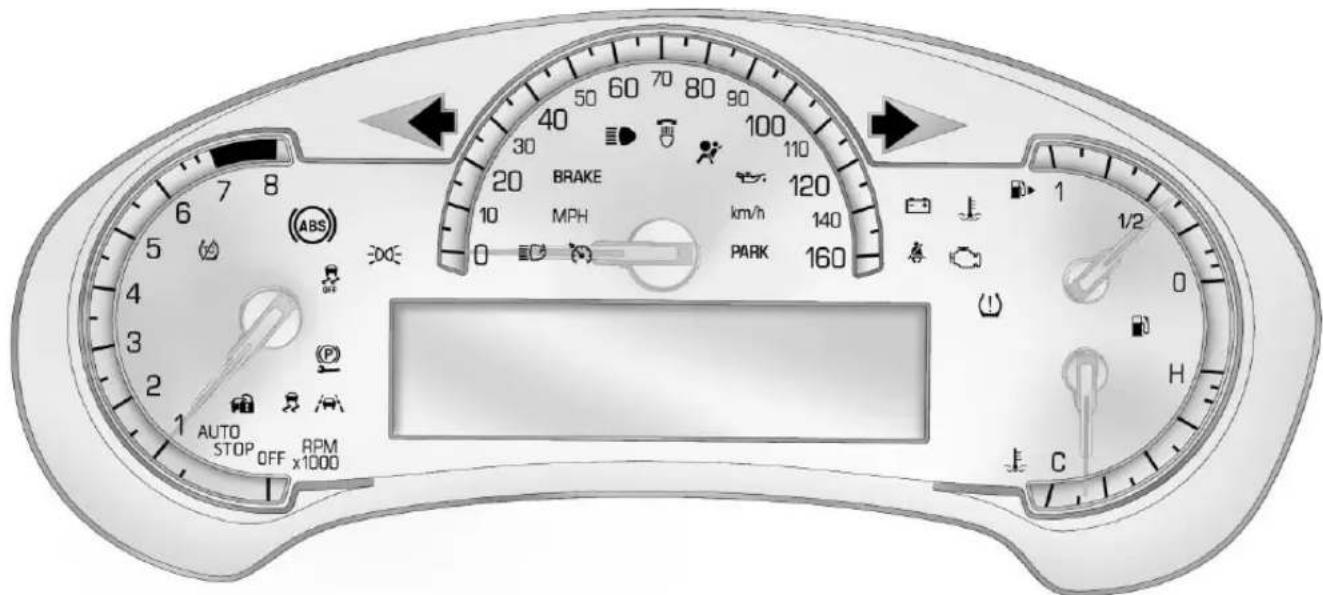 CADILLAC ATS (2016) - Combinéd'instruments - 1