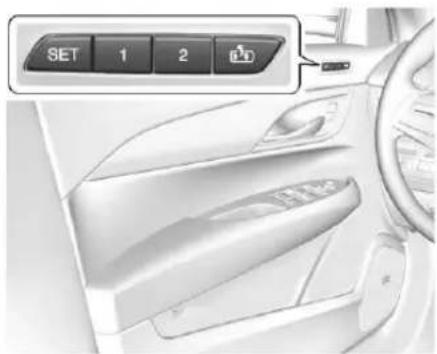 CADILLAC ATS (2016) - Fonctionsde mémorisation - 1