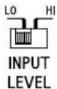 ALPINE SA60M - ① Speaker Input Level Switch - 1