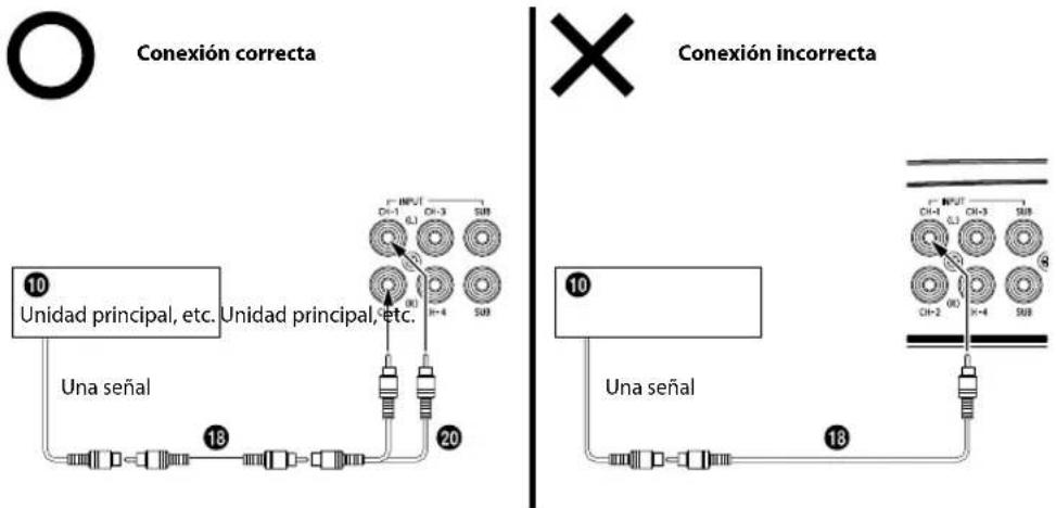 ALPINE SA60M - ■Consejos importantes cuando conecte en puente un amplificador - 1