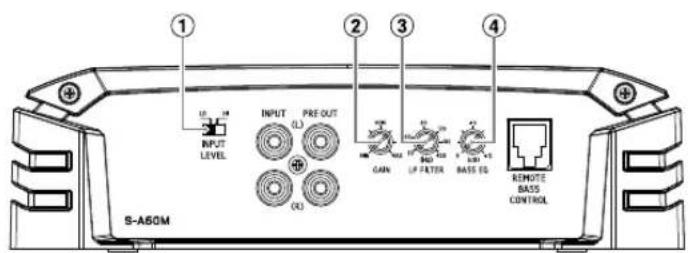 ALPINE SA60M - SWITCH SETTINGS - 1