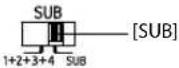 ALPINE SA60M - Diagramme de raccordement de base du S-A55V - 3