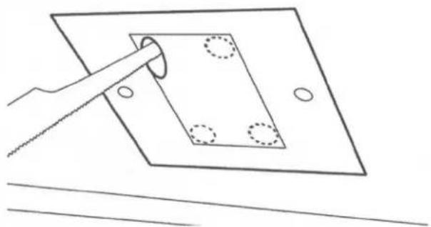 ALPINE HCEC2600FD4 - Universal Mount Cutout Instructions - 4