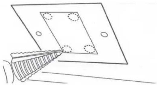ALPINE HCEC2600FD4 - Universal Mount Cutout Instructions - 3