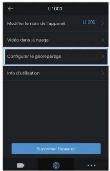Thinkware U1000 - Ajouter une zone Geo-Fence - 3