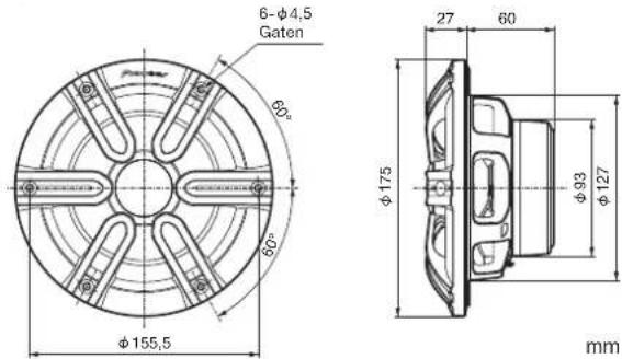 PIONEER TSME650FS - SPECIFICATIES - 1