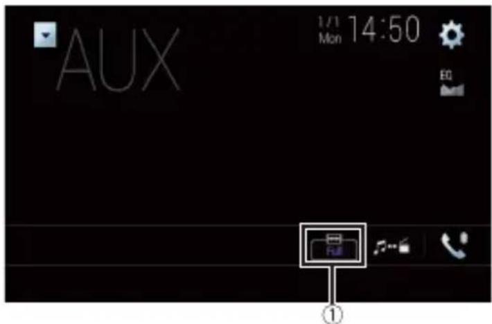 PIONEER AVICW6600NEX - Changer le mode grand écran - 1