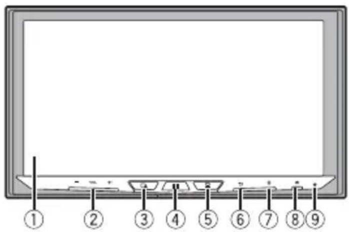 PIONEER AVICW6600NEX - Appareil principal - 1