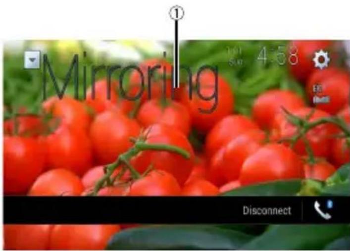 PIONEER AVICW6600NEX - Écran Mise en miroir sans fil (Exemple) - 1