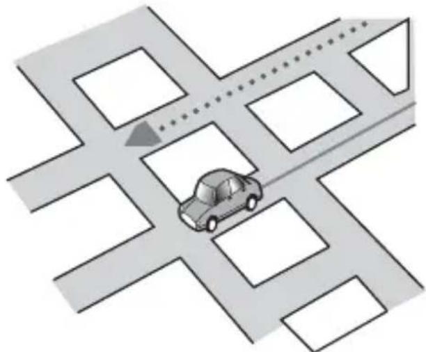 PIONEER AVICW6600NEX - S'il y a une route parallèle. - 1