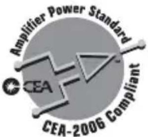 PIONEER AVH2550NEX - Spécifications CEA2006 - 1