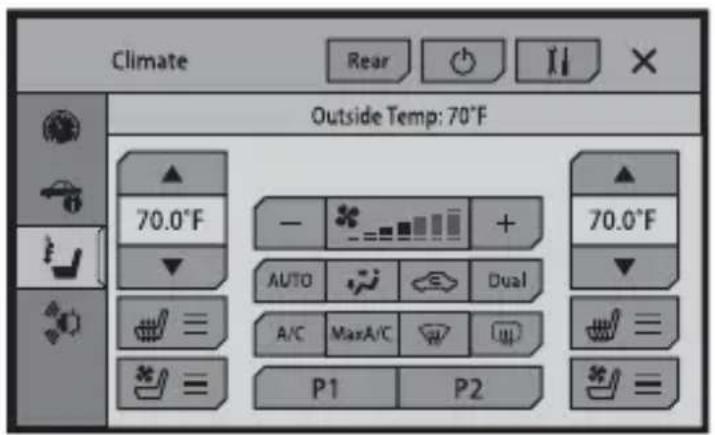 PIONEER AVH2550NEX - Écran de température - 1