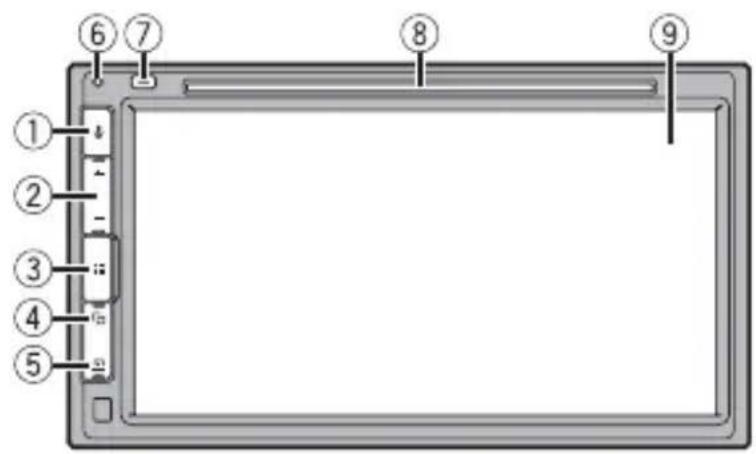 PIONEER AVH2550NEX - Pièces et commandes - 1