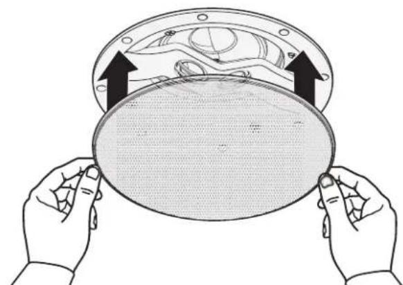 BOSE Virtually Invisible 791 series II - Fijación de la rejilla - 1