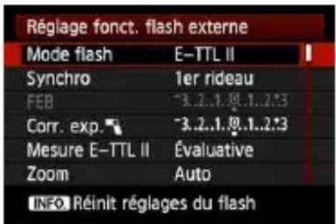 CANON Speedlite 600EX IIRT - Réglez la fonction. - 2
