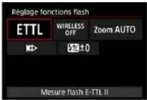 CANON Speedlite 600EX IIRT - Réglez la fonction. - 1