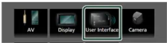 JVC KWV960BW - Configuration de l'interface utilisateur - 1