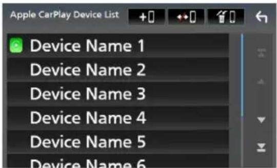 JVC KWV960BW - Selectionner un apparéil Apple Play - 2