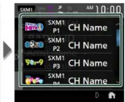 JVC KWV960BW - Pour selectionner a partir de la liste preréglée - 2