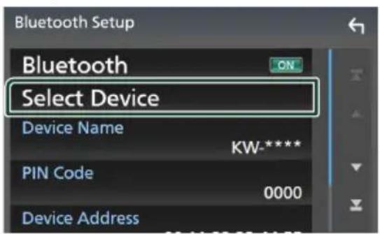 JVC KWV960BW - À propos du téléphone mobile et lecteur audio Bluetooth - 4