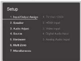 ONKYO TXRZ740 - Contents» Raccordements» Lecture» Configuration - 1