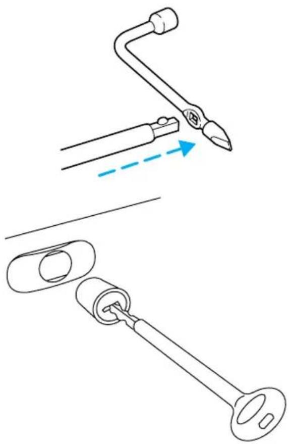 FORD Ranger (2000) - Dépose de la roue de secours - 1
