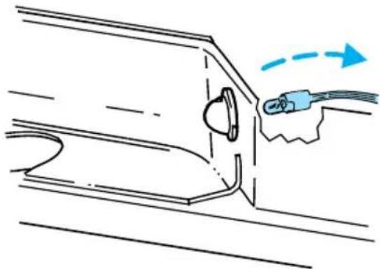 FORD Ranger (2000) - Remplacement des ampoules déclairage de plaque d'immatriculation - 1
