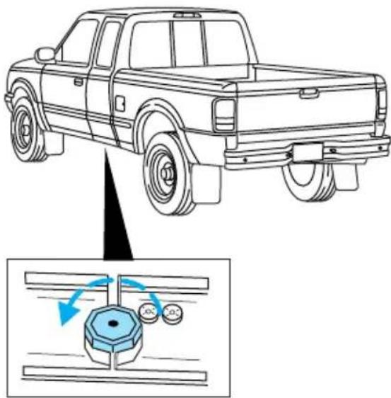FORD Ranger (2000) - Vérification et appoint d'huile d'une boîte de vitesses manuelle - 1