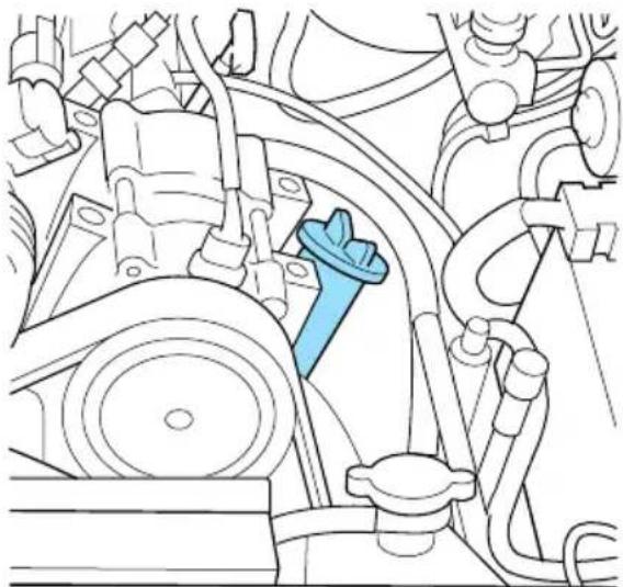 FORD Ranger (2000) - VÉRIFICATION ET APPOINT DU LIQUIDE DE DIRECTION ASSISTÉE - 1