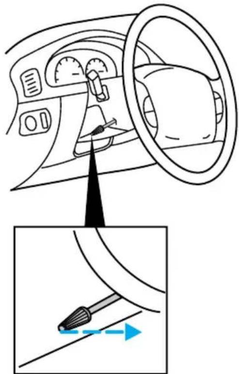 FORD Ranger (2000) - VOLANT RÉGLABLE (SELON L'ÉQUIPEMENT) - 1