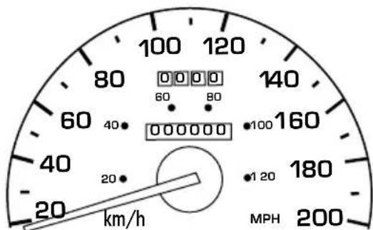 FORD Ranger (2000) - Indicateur de vitesse - 1