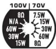 QSC ADS10T - Set the Transformer Tap Switch - 3