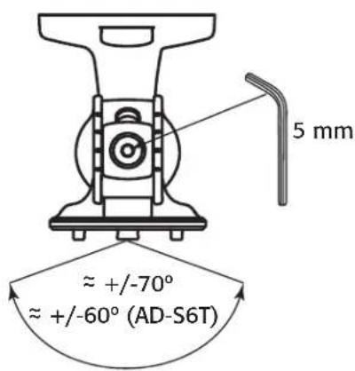 QSC ADS10T - Einstellen des Winkels der X-MountTM Halterung - 3