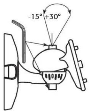 QSC ADS10T - Einstellen des Winkels der X-MountTM Halterung - 2