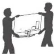 LG 65SM9500PUA - Lifting and moving the TV - 3