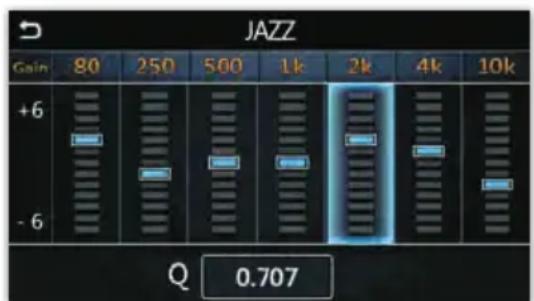 CLARION CMS4 - - Preset EQ - 1