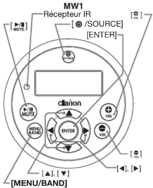 CLARION CMS4 - Fonctionnement de la télécommande cablée optionnelle - 1