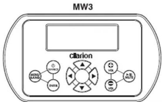 CLARION CMS4 - Fonctionnement de la télécommande cablée optionnelle - 1