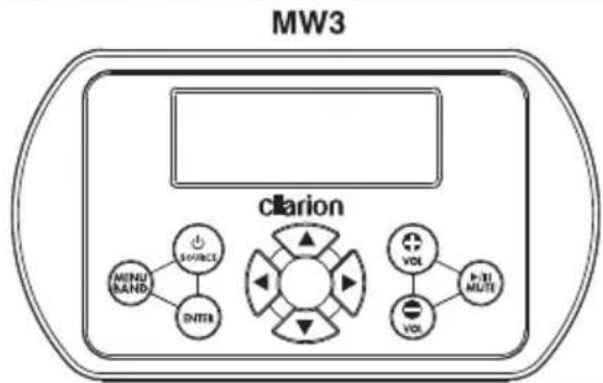 CLARION CMS4 - Funcionamento de la unidad de control remoto por cable optional - 1