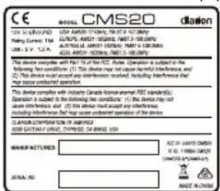 CLARION CMS20 - Mise en garde de IC - 1