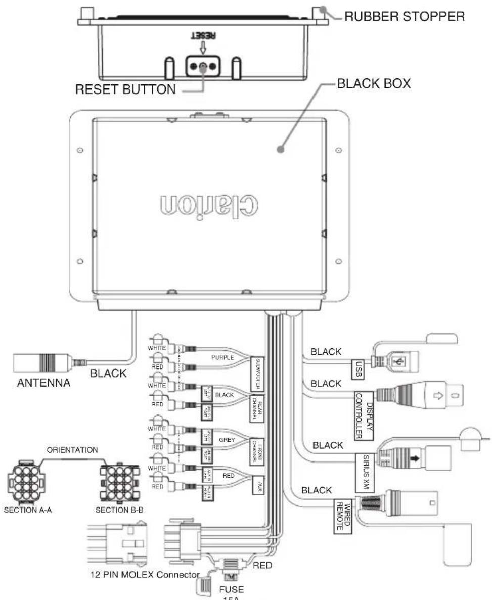 CLARION CMS20 - WIRE CONNECTION - 1
