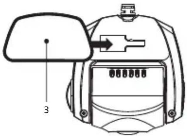KENWOOD DRVA601WDP - Instale o dispositivo no suporte adesivo - 1