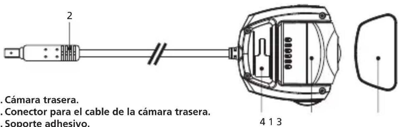 KENWOOD DRVA601WDP - Nombre de las piezas - 1