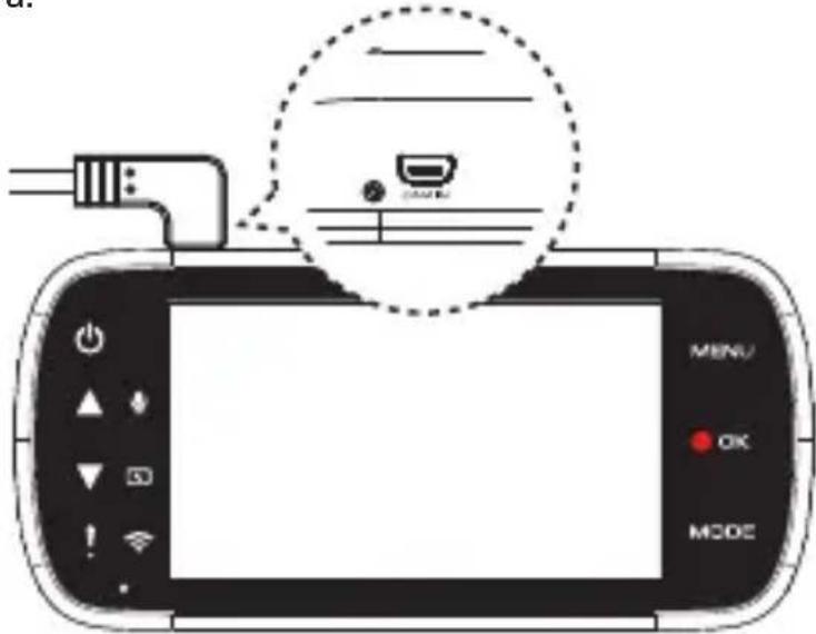 KENWOOD DRVA601WDP - Rückkamera verbinden - 1