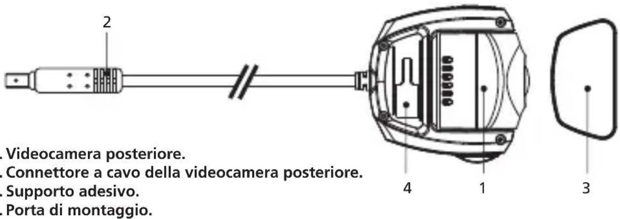 KENWOOD DRVA601WDP - Nomi delle parti - 1
