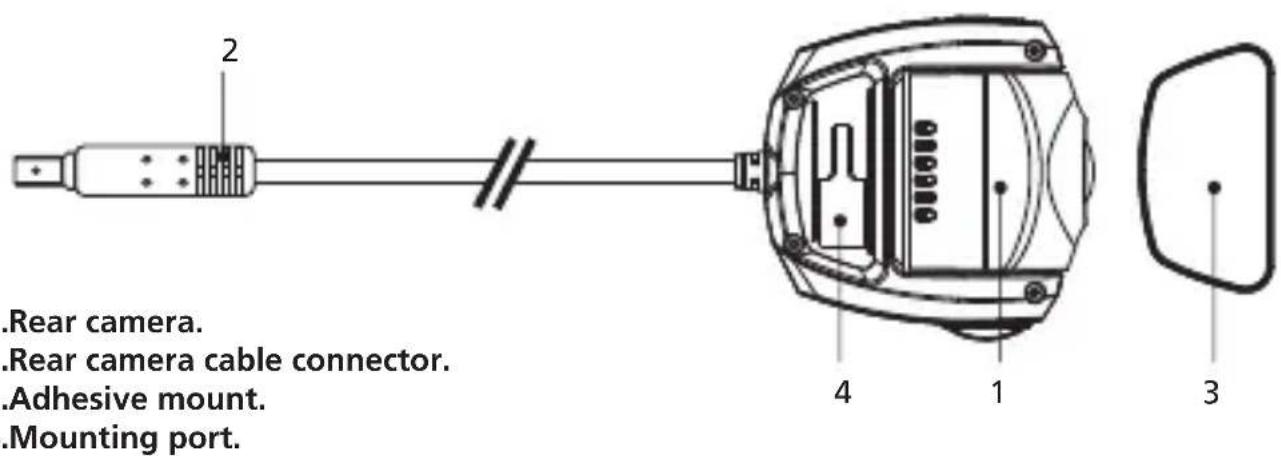 KENWOOD DRVA601WDP - Parts Name - 1